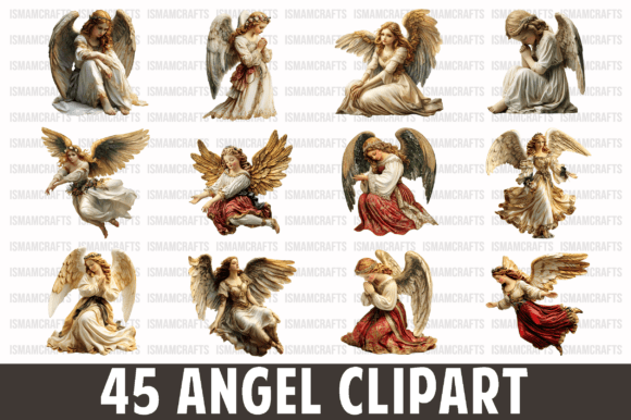 Download Angel Isolated Clipart Bundle PNG - Png Collection