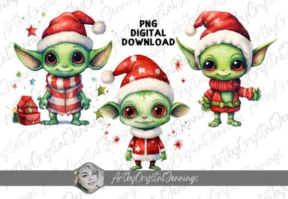 Download Christmas Holiday Space Alien Design PNG - Png Collection
