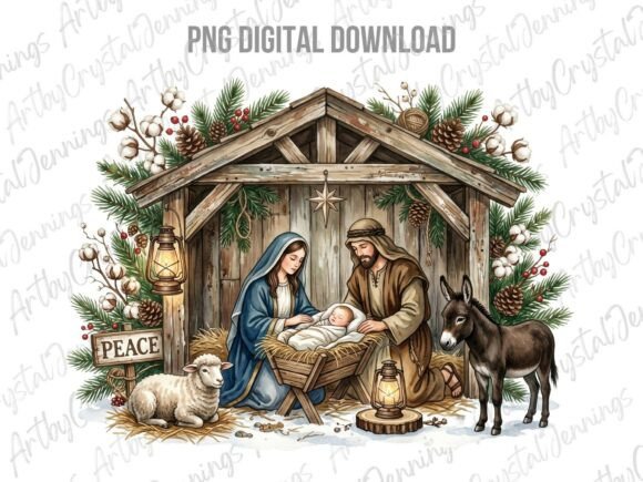 Download Nativity Scene Christmas Religious PNG - Png Collection