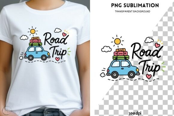 Download Road Trip PNG | Cute Travel Car Clipart - Png Collection