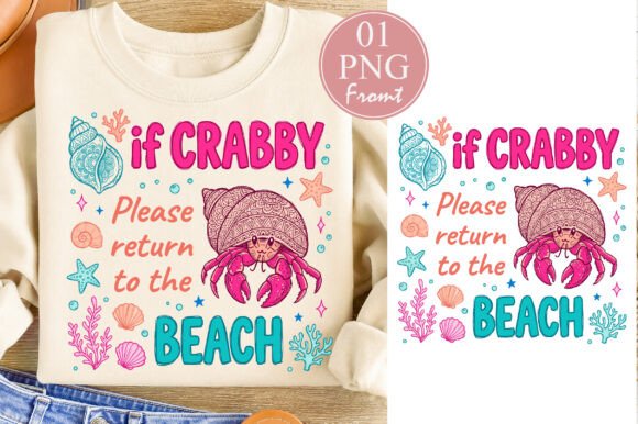 Download Funny Beach Quotes PNG, Hermit Crab - Png Collection