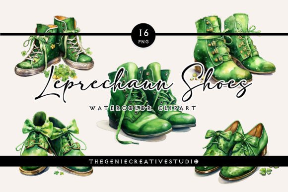 Download Watercolor Leprechaun Shoes PNG Clipart - Png Collection