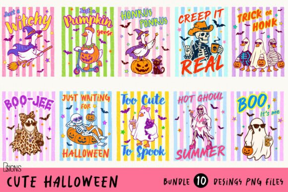 Download Cute Halloween Stripes Bundle PNG - Png Collection