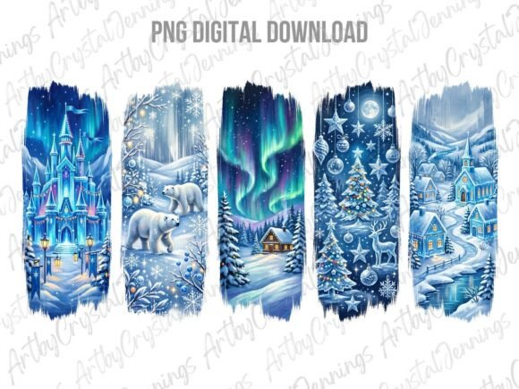 Download Winter Wonderland Brushstroke PNG - Png Collection